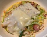 米粉でグルテンフリーの洋風お好み焼き作り方6写真