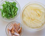 簡単♪じゃがいものナポリタン風きんぴら作り方1写真