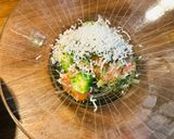 サーモン、おくら、和香草の即席マリネ作り方4写真