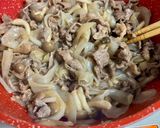 牛肉とこんにゃくとしめじの炒め煮♪作り方4写真