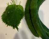 たたききゅうりの大葉胡麻醤油和え作り方1写真