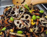 たっぷり食べたいヒジキ蓮根❣️作り方9写真