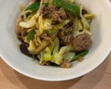 豚ひき肉と野菜⭐︎中華風丼⭐︎ピリ辛作り方6写真