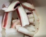 海苔の佃煮とボイルイカのパスタ作り方1写真