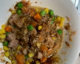 レンジクリーミーピリ辛シーフード炒飯弁当作り方5写真