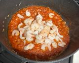 エビとトマトクリームパスタ作り方8写真