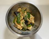 鶏胸1枚!なすとピーマンのオイマヨチキン作り方6写真