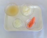 【離乳食中期】玉ねぎとパプリカのリゾット作り方1写真