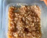 ひき肉とキャベツのレンジそぼろ作り方1写真