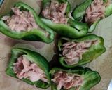 簡単★お弁当にも！ピーマンカップツナチーズ作り方1写真
