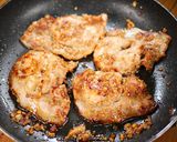 豚のくるみ味噌漬け焼き定食😋作り方5写真