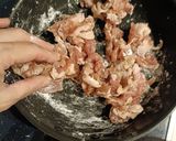 揚げ焼きで簡単!お弁当に豚小間のカリカリ唐揚げ作り方2写真