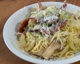 キャベツとソーセージのパスタ作り方6写真