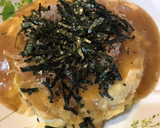 ごま油と生姜薫る♬ひじきの和風オムライス作り方8写真