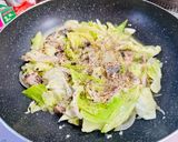 サバ缶パスタ にんにく バリ美味い作り方5写真