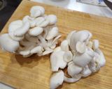 白ヒラタケのバター醤油作り方1写真