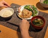 厚切りポークの醤油麹ジンジャーステーキ作り方14写真