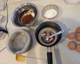 チョコスポンジ18ｃｍ✕高さ7ｃｍ作り方1写真