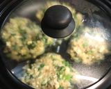 フライパンで簡単★大根葉入りご飯おやき作り方3写真