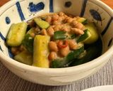 中華風きゅうりと納豆和え作り方5写真