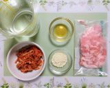 簡単夕飯昼食！包丁いらず10分旨辛豚キムチうどん作り方1写真
