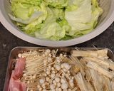 食物繊維◎きのことレタスのぬくもりスープ作り方1写真