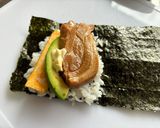 ラフテーとクーブイリチーで手巻き寿司作り方3写真