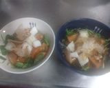 簡単に!お吸い物にも!豆苗とミニトマト作り方16写真