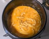 ごま豆乳キムチ鍋 と 〆のチーズうどん作り方12写真