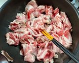 材料３つ！超簡単で美味しい豚キムチ炒め作り方2写真