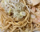 簡単　屋台の焼きうどん（海鮮）作り方15写真