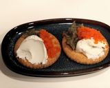 ふき味噌とクリームチーズのカナッペ作り方1写真