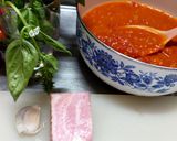 自家製ソース💫バジルとトマトのパスタ作り方2写真