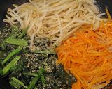 焼き肉屋さんみたい！土鍋ビビンバ！作り方1写真