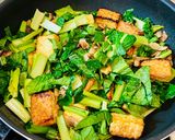 【作りおき】豚バラ厚揚げ小松菜炒め作り方9写真