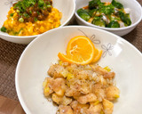 白菜漬けと納豆の卵とじ♪なめこがけ作り方8写真
