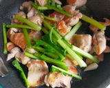 かぶと鶏肉炒め作り方3写真