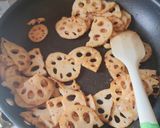 れんこんの味噌炒め作り方4写真