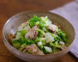 レンジで★白菜と豚こま肉の旨塩蒸し作り方5写真
