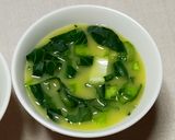 小松菜だけの中華風茶碗蒸し作り方3写真