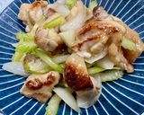 簡単！鶏もも肉とセロリの塩麹中華炒め作り方6写真