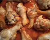 手羽元と芽キャベツニンニクトマト煮込み作り方3写真