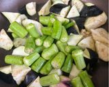 ナスとおくらの甘味噌炒め作り方4写真