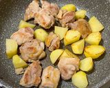 鶏肉とじゃがいものケチャップ炒め作り方5写真