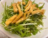 水菜とあげのサラダ作り方3写真