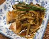 簡単　鶏むね肉の和風きのこあんかけ作り方5写真