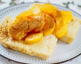 時短！しっとり柿のフレンチトースト秋の味作り方6写真