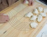 HBで生地作り白パンのチョコクリームパン作り方3写真