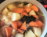 そぼろと白菜の肉じゃが作り方5写真