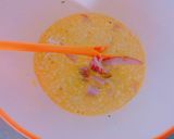 ＊パプリカとピザポテトのレンジキッシュ＊作り方3写真